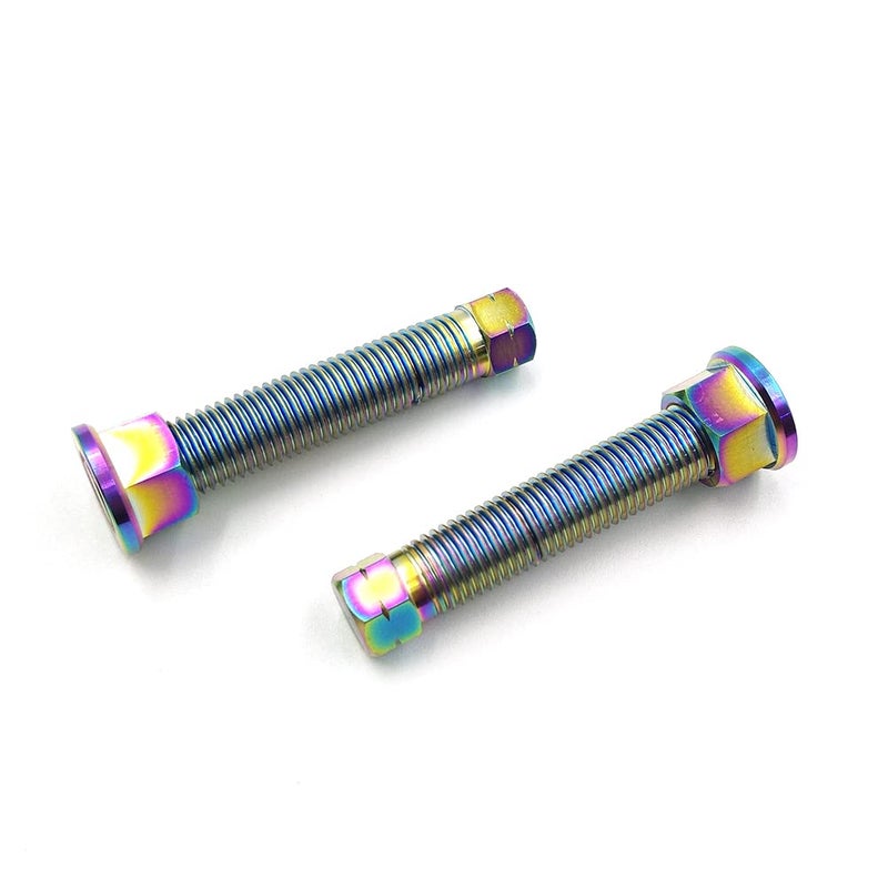 PROOTOM Motorcycle Titanium Alloy Chain Adjuster Bolt 1 Pair M8*1.25 Motocross for CRF WRF YZF KXF RMZ Dirt Bike (M8 Phantom) - Image 4
